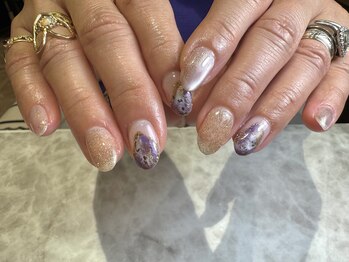 チコネイルサロン バイ オーロル(CHIKO NAIL SALON by AURORE)/【ハンド】キラキラやり放題