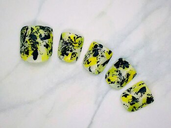 ザ アール ネイル カンパニー(the R nail company)/ペディキュア定額アートA￥12650