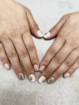 ネイルサロンファストネイルプラス 新宿店(FAST NAIL PLUS)/夏ネイル2021【ニュアンス】