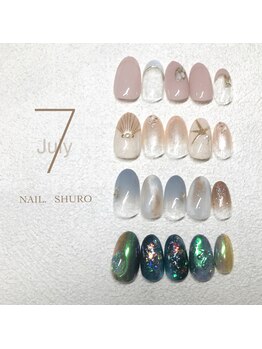 ネイルシュロ(NAIL. SHURO)/7月【サンプル】6300円