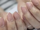 スキニーフレンチ夏色ネイル♪