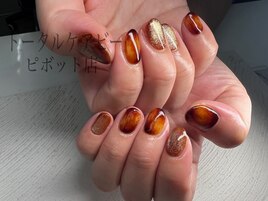 べっ甲ネイル☆