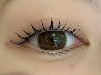 メモト つかしん店(memoto)の写真/【女子力UP】メーテルラッシュで横幅UP。タレ目効果で優しい印象に☆一重や奥二重の方にも人気のデザイン♪