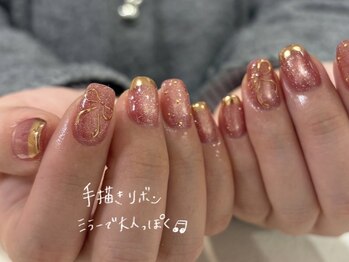 手描きミラーリボン♪