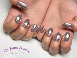 【自爪ネイル】ミラーワンカラー