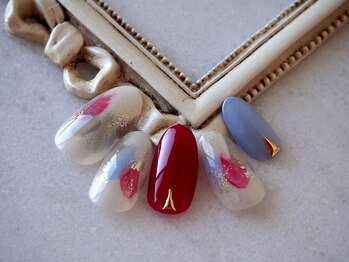 プールヴー☆オングル/カジュアルネイル