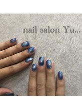 ネイルサロン ユー(Yu...)/ブルーフィルムnail