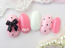 ネイルズガッシュ 武蔵小山店(NAILsGUSH)/＊夢かわリボンネイル＊