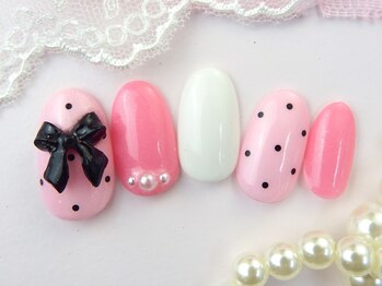 ネイルズガッシュ 武蔵小山店(NAILsGUSH)/＊夢かわリボンネイル＊