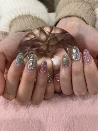 キラキラビジューラメグラ