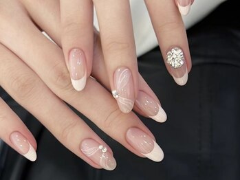 ウサギネイル 新大久保店(usagi nail)/マグネットフレンチ