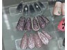 《HAND》【毎月更新】デザイン定額Aシンプルアート+長さ出し【アプレGel-X】