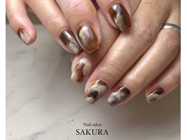 カフェオレネイル