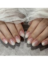 アース 新瑞橋店(HAIR & MAKE EARTH)/ホワイトラメグラデーション