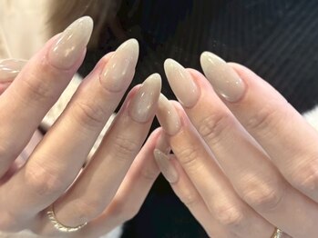 アンド 南草津店(&)の写真/ナチュラルなネイルで、シンプルだけど飽きのこない美しさを◎定額サンプルで毎月新しい指先に♪