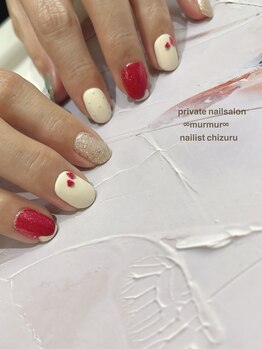 プライベート ネイルサロン マーマ(murmur)/いちごネイル