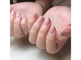 細ラメフレンチ