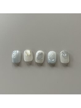 リノ(lino)/ブルーニュアンスネイル 6/1