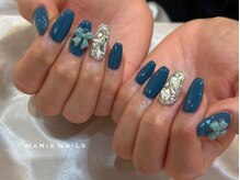 マリーネイルズ 心斎橋店(MARIE NAILS)/新規様¥9,900　リボン 0829b