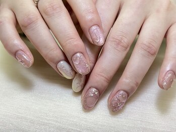 ピピーネイルズ 新宿(PIPPY NAILS)/自爪/ゴージャスネイル/手描き