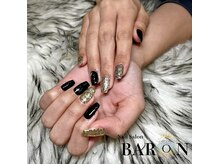バロン 本厚木店(BARON)/ブラックゴールドネイル