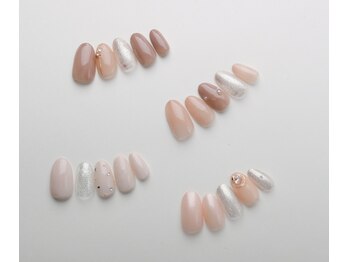 マハロネイル(Mahalo Nail)/【SAYA】ワンカラー+２本アート