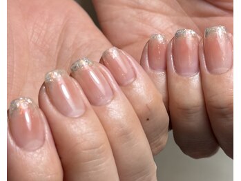 リオラ(RIORA)の写真/指先を彩るシンプルだけどトキメクnail*丁寧なケアでワンランク上の仕上がりに♪パラジェル認定サロン*