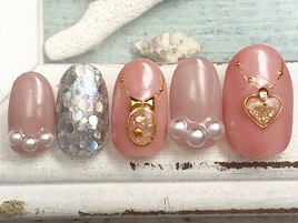 ネックレスネイル