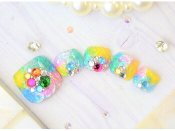 ティーエヌ 金山駅東口店/【NQ監修ネイル】かき氷