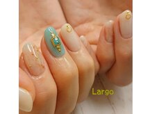 ネイル アンド ビューティ サロン ラルゴ(Nail and Beauty Salon Largo)の雰囲気（手描きの繊細アートでひと味違うネイルへ♪）