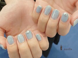 くすみブルー￥9,980[渋谷]