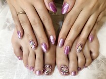 ネイルアンドビューティーサロン クリア(CLEAR)/STARGALAXYマグネットネイル☆