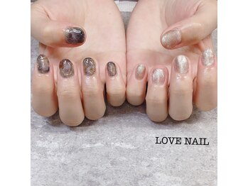 ラブネイル(LOVE NAIL)/ニュアンスネイル