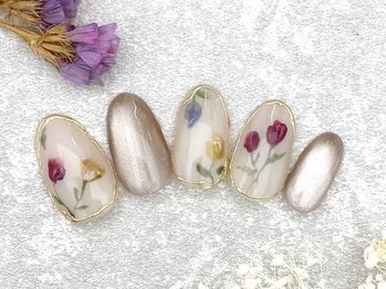 ビオトーププラス 銀座7丁目店(bio tope+)/お花ネイル　銀座フィルイン