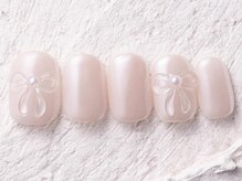 ジェミーネイル エビス(Jemiy nail ebisu)/パールリボン8480yen