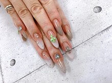 ネイル ビューティーマジック 葛西本店/ホワイトグラデーションネイル