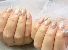 ビオトーププラス 浦和店(bio tope +)/シンプルキラキラネイル