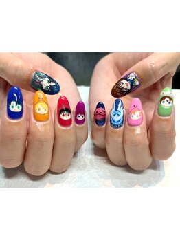 手描きアートが得意なサロン