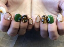 プラハネイル(+HER 美甲)/囲みべっ甲