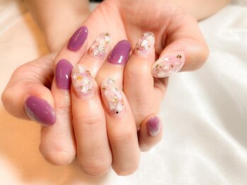 ドリームシャイニー 西葛西店(Dream Shiny)/パープル×シェルストーン