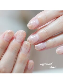 たゆ ネイル(たゆnail)/ラメグラデーション☆