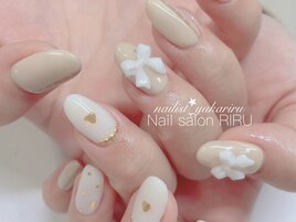 リボンネイル/ハートネイル