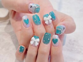 ＃推し活　＃ワンホンネイル