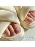 さりげなく！シンプルネイル♪【FOOT定額A¥6400】