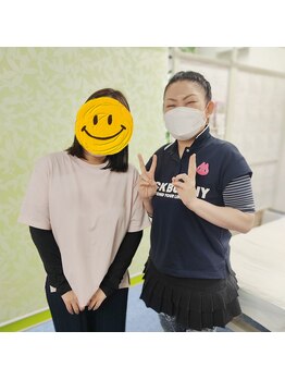 かおりビューティサロン/産後履けないズボン履けるように