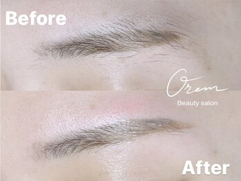 オルム(orem)/アイブロウwax＋スタイリング