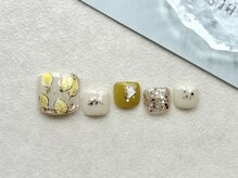オル('olu)/フットネイル/レモンネイル