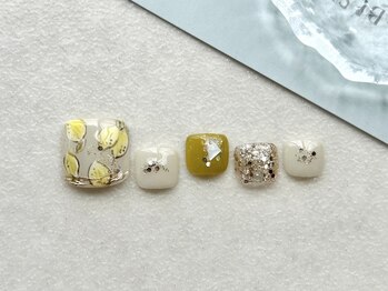 オル('olu)/フットネイル/レモンネイル