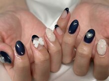 ラフィーユ(La feuille)/ネイビーネイル