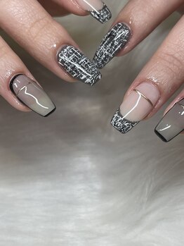 ツイードネイル